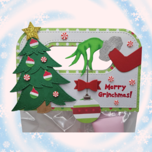 Merry Grinchmas Tree Bag Topper